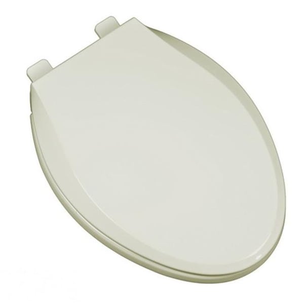 Plumbing Technologies Plumbing Technologies 2F1E10-01 Heavy Duty Commercial Weight Slow Close Premium Plastic Elongated Toilet Seat; Bone 2F1E10-01 - main